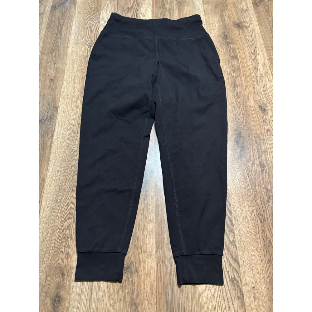 Athletic Works Pants Women Size M (8-10) Black Pants Activewear High Rise Knit